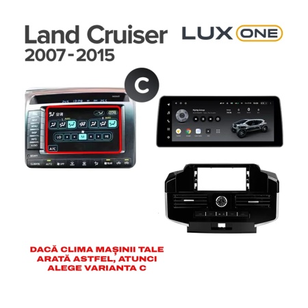 Navigatie Auto Teyes Lux One 360° Toyota Land Cruiser 11 J200 2007-2015 II 6+128GB 12.3" IPS Octa-core 2Ghz, Android 4G Bluetooth 5.1 DSP - Img 9