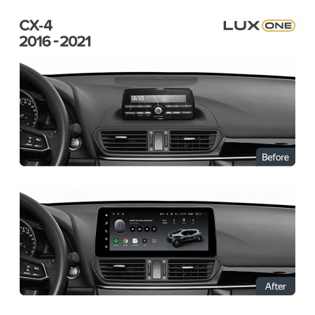 Navigatie Auto Teyes Lux One Mazda CX-4 2016-2020 6+128GB 12.3" IPS Octa-core 2Ghz, Android 4G Bluetooth 5.1 DSP - Img 3