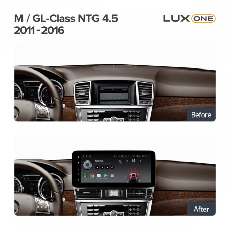 Navigatie Auto Teyes Lux One Mercedes-Benz GLE W166 2011-2019 NTG 4.5 6+128GB 12.3" IPS Octa-core 2Ghz, Android 4G Bluetooth 5.1 DSP - Img 3