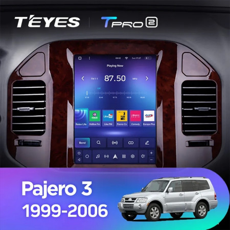 Navigatie Auto Teyes Tip Tesla TPRO 2 Mitsubishi Pajero 3 V70 V60 1999-2006 3+32GB 9.7" QLED Octa-core 1.8Ghz, Android 4G Bluetooth 5.1 DSP - Img 5