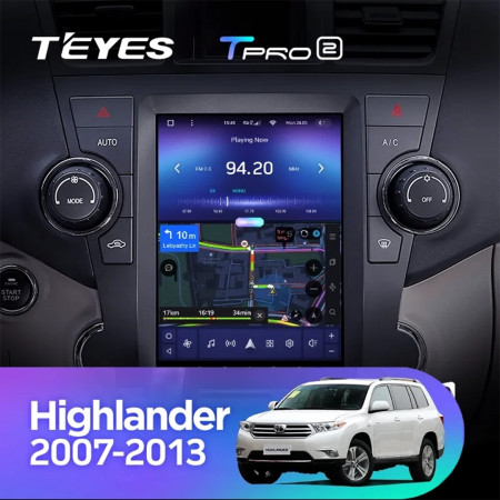 Navigatie Auto Teyes Tip Tesla TPRO 2 Toyota Highlander 2 2007-2013 3+32GB 9.7" QLED Octa-core 1.8Ghz, Android 4G Bluetooth 5.1 DSP - Img 5