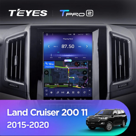 Navigatie Auto Teyes Tip Tesla TPRO 2 Toyota Land Cruiser 200 2015-2020 3+32GB 9.7" QLED Octa-core 1.8Ghz, Android 4G Bluetooth 5.1 DSP - Img 5
