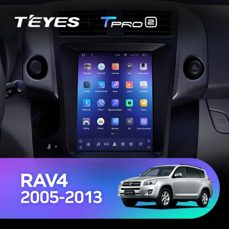 Navigatie Auto Teyes Tip Tesla TPRO 2 Toyota RAV4 XA30 2005-2013 4+64GB 9.7" QLED Octa-core 1.8Ghz, Android 4G Bluetooth 5.1 DSP - Img 2