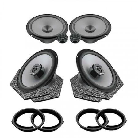 Pachet difuzoare auto Hertz Uno dedicat Dacia Jogger 2021-, RMS 75W - Img 2