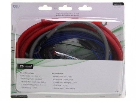 Pachet Subwoofer auto Hertz Cento CS 350W + Amplificator Deaf Bonce MFA 1.800 + Kit de cabluri complet - Img 8
