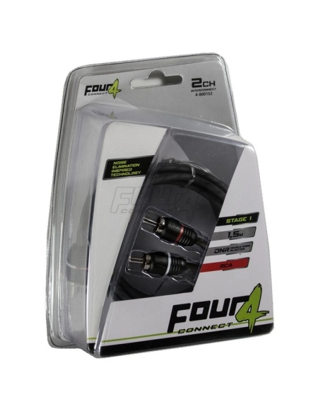 Cablu RCA Four Connect, 4-800152, Stage 1, 1.5 METRI, 2 canale - Img 2