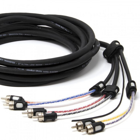 Cablu RCA Multicanal Connection,BT6 550 6 canale, 550cm - Img 5