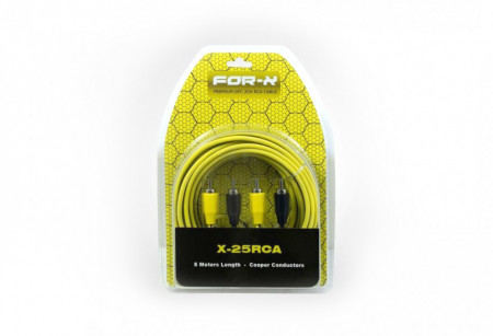 Cablu RCA Stereo ForX X 25RCA OFC 5 metri - Img 3