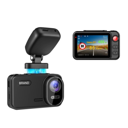 Cameră Auto Taihua DVR 4K 2.0" IPS cu GPS, WiFi, Suport Magnetic, LED Night Vision - Img 5