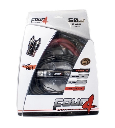 Kit cablu alimentare Four Connect, 4-899259, Stage2, 1/0 AWG (50 mm2) - Img 2