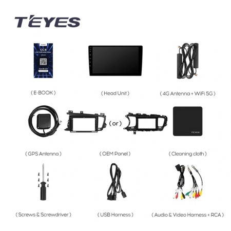 Navigatie Auto cu Asistenta AI Teyes CC4 PRO Kia Optima 3 2010-2015 8+128GB 9.5&quot; QLED, Android 13, 5G, 7.1 DSP, CarPlay - Img 9