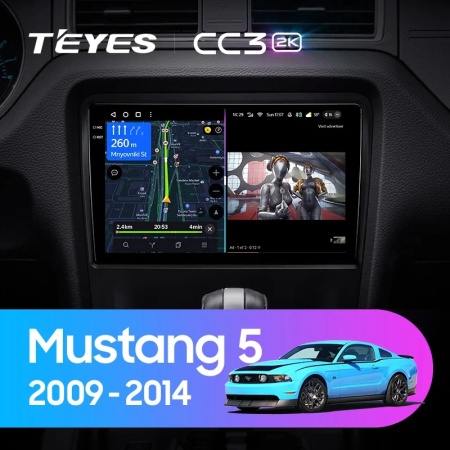 Navigatie Auto Teyes CC3 2K 360° Ford Mustang 5 2005-2014 6+128GB 10.36" QLED Octa-core 2Ghz, Android 4G Bluetooth 5.1 DSP - Img 2