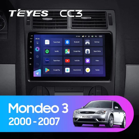 Navigatie Auto Teyes CC3 2K 360 Ford Mondeo 2 2001-2007 6+128GB 9.5" QLED Octa-core 2Ghz Android 4G Bluetooth 5.1 DSP - Img 2