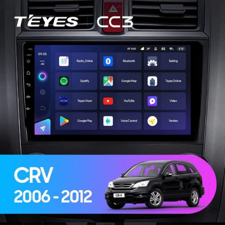 Navigatie Auto Teyes CC3 360° Honda CR-V 3 2006-2010 6+128GB 9" QLED Octa-core 1.8Ghz, Android 4G Bluetooth 5.1 DSP - Img 2