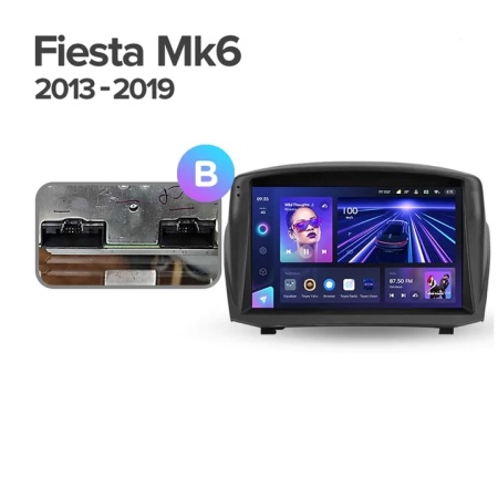 Navigatie Auto Teyes CC3 Ford Fiesta 6 2008-2019 4+64GB 9" QLED Octa-core 1.8Ghz Android 4G Bluetooth 5.1 DSP - Img 10