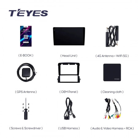 Navigatie Auto Teyes CC3 Kia Sorento 2002-2010 4+64GB 9" QLED Octa-core 1.8Ghz, Android 4G Bluetooth 5.1 DSP - Img 8