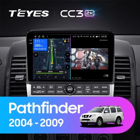 Navigatie Auto Teyes CC3 Nissan Pathfinder 2005-2012 6+128GB 9" QLED Octa-core 1.8Ghz, Android 4G Bluetooth 5.1 DSP - Img 2