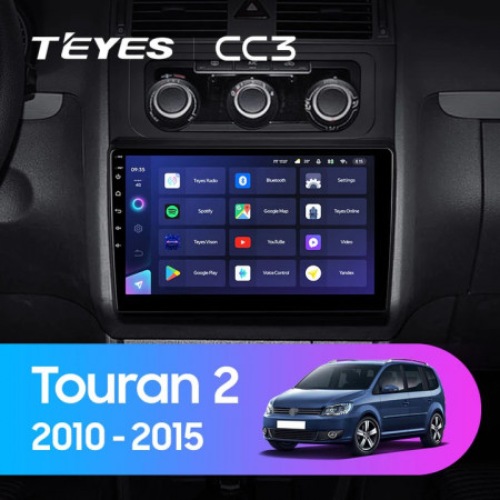 Navigatie Auto Teyes CC3 Volkswagen Touran 2 2015-2023 4+32GB 10.2" QLED Octa-core 1.8Ghz Android 4G Bluetooth 5.1 DSP - Img 2