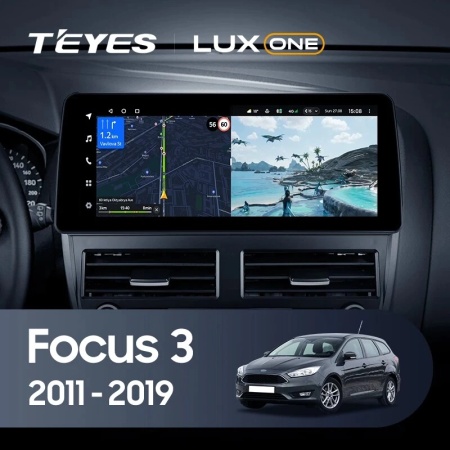 Navigatie Auto Teyes Lux One 360° Ford Focus 3 2010-2018 6+128GB 12.3" IPS Octa-core 2Ghz, Android 4G Bluetooth 5.1 DSP - Img 2