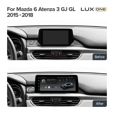 Navigatie Auto Teyes Lux One 360° Mazda 6 2012-2017 6+128GB 12.3" IPS Octa-core 2Ghz, Android 4G Bluetooth 5.1 DSP - Img 3