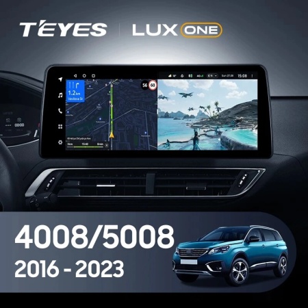 Navigatie Auto Teyes Lux One 360° Peugeot 5008 2017-2023 6+128GB 12.3" IPS Octa-core 2Ghz, Android 4G Bluetooth 5.1 DSP - Img 2