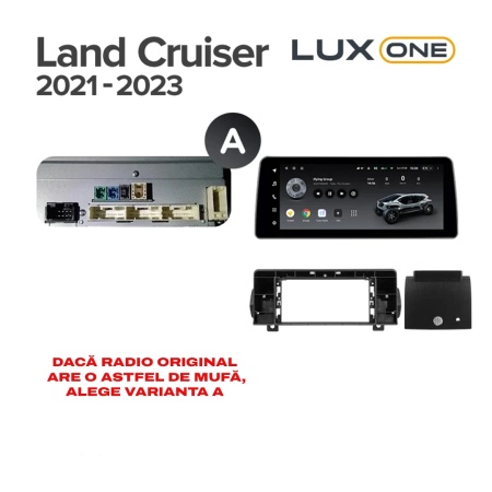 Navigatie Auto Teyes Lux One 360° Toyota Land Cruiser J300 2021-2023 6+128GB 12.3" IPS Octa-core 2Ghz, Android 4G Bluetooth 5.1 DSP - Varianta A - Img 7