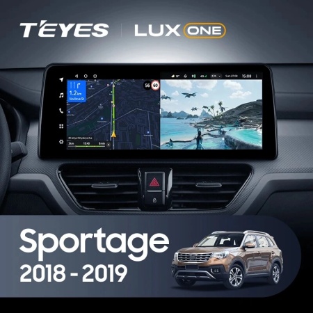 Navigatie Auto Teyes Lux One Kia Sportage 4 2018-2020 6+128GB 12.3" IPS Octa-core 2Ghz, Android 4G Bluetooth 5.1 DSP - Img 2