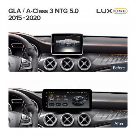 Navigatie auto Teyes Lux One Mercedes-Benz A Class W176 2015-2020 NTG 5.0 6+128GB 12.3 IPS Octa-Core 2.0 GHz Android 4G DSP Bluetooth 5.1 - Img 2