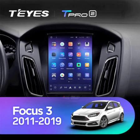Navigatie Auto Teyes Tip Tesla TPRO 2 Ford Focus 3 2010-2018 4+64GB 9.7&quot; QLED Octa-core 1.8Ghz Android 4G Bluetooth 5.1 DSP - Img 5