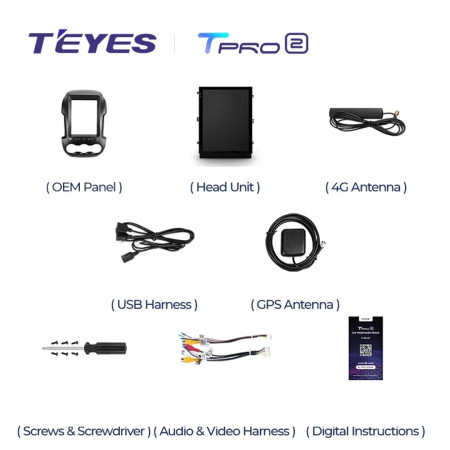 Navigatie Auto Teyes Tip Tesla TPRO 2 Ford Ranger 3 2011-2018 3+32GB 9.7" QLED Octa-core 1.8Ghz, Android 4G Bluetooth 5.1 DSP - Img 6