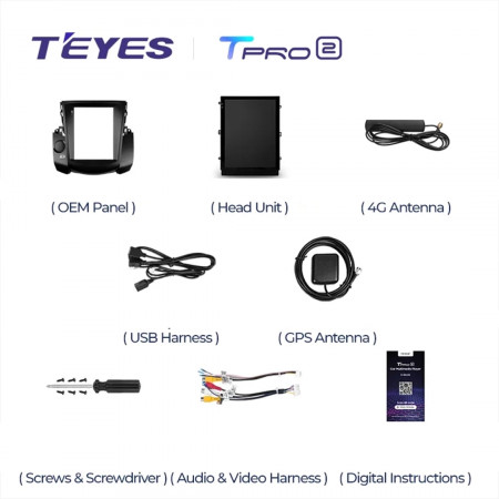 Navigatie Auto Teyes Tip Tesla TPRO 2 Toyota RAV4 XA30 2005-2013 3+32GB 9.7" QLED Octa-core 1.8Ghz, Android 4G Bluetooth 5.1 DSP - Img 6