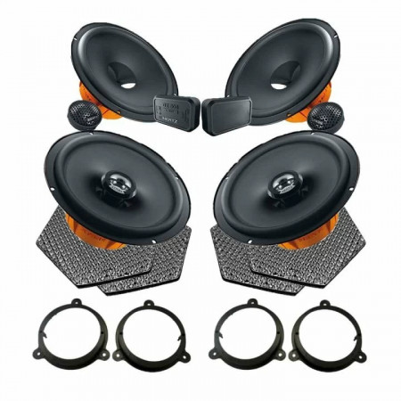 Pachet difuzoare auto Hertz Dieci dedicat Mazda 2 2012-2022, RMS 80W