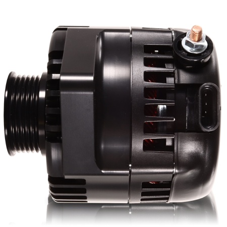 Alternator S Series Billet 170A – Ford 6/12 6S – Negru - Img 3