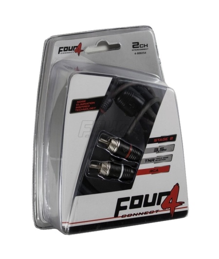 Cablu RCA Four Connect, 4-800254, Stage 2, 3.5 METRI, 2 canale - Img 3