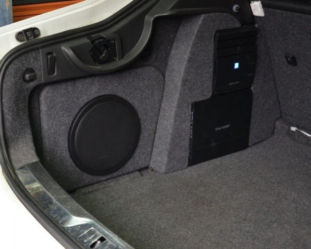 Incinta inchisa subwoofer dedicat Skoda Superb 2 Sedan, 250 mm, 15L - Img 6