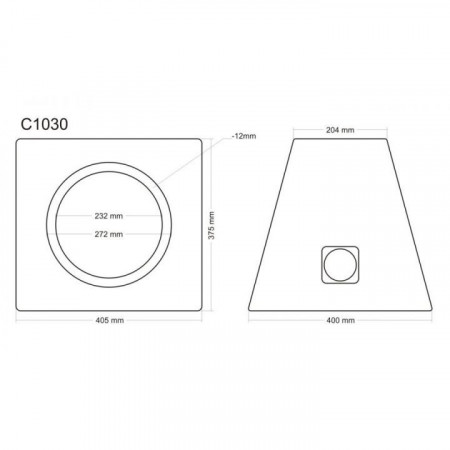 Incinta subwoofer universala, 250 mm, 30L - COD C1030 - Img 6