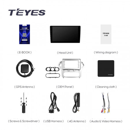 Navigatie Auto Teyes CC3 2K Ford Mondeo 3 2007-2014 4+64GB 10.36" QLED Octa-core 2Ghz Android 4G Bluetooth 5.1 DSP - Img 8