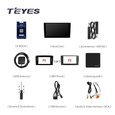 Navigatie Auto Teyes CC3 2K Mercedes-Benz GL X164 2006-2009 6+128GB 9.5" QLED Octa-core 2Ghz Android 4G Bluetooth 5.1 DSP - Img 8