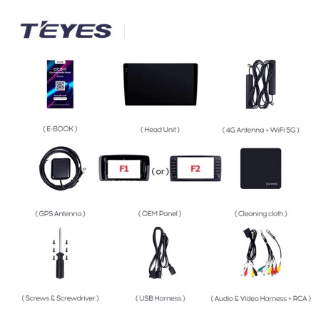 Navigatie Auto Teyes CC3 2K Mercedes-Benz R Class W251 2005-2017 4+32GB 9.5&quot; QLED Octa-core 2Ghz Android 4G Bluetooth 5.1 DSP - Img 8