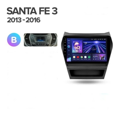 Navigatie Auto Teyes CC3 Hyundai Santa Fe 3 2013-2018 6+128GB 9" QLED Octa-core 1.8Ghz Android 4G Bluetooth 5.1 DSP - Img 9