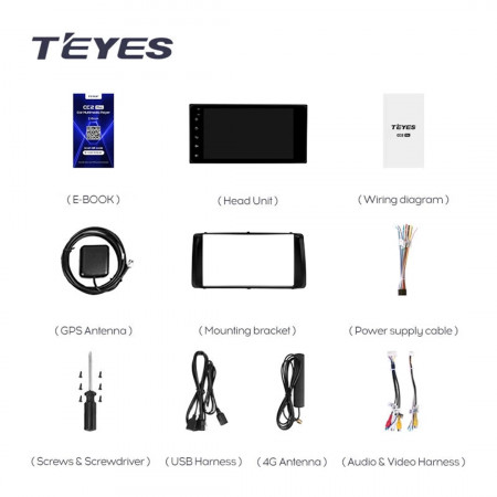 Navigatie Auto Teyes CC3L Toyota Corolla 9 2000-2006 4+32GB 9&quot; IPS Octa-core 1.6Ghz Android 4G Bluetooth 5.1 DSP - Img 7