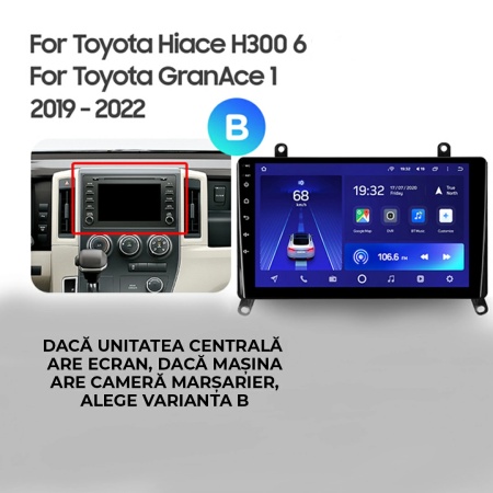 Navigatie Auto Teyes CC3L Toyota GranAce 1 2019-2022 4+64GB 9" IPS Octa-core 1.6Ghz, Android 4G Bluetooth 5.1 DSP - Img 7