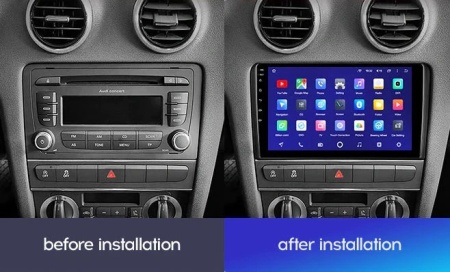 Navigatie Auto Teyes CC4 Audi A3 8P 2004-2013 6+128GB 9.5" QLED Octa-core 2.7Ghz, Android 4G Bluetooth 5.1 DSP - Img 3