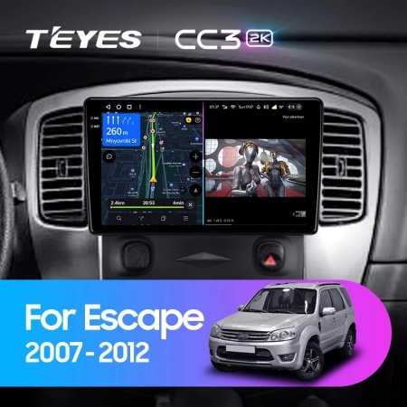 Navigatie Auto Teyes CC4 Ford Escape 2007-2012 6+128GB 9.5" QLED Octa-core 2.7Ghz, Android 4G Bluetooth 5.1 DSP - Img 2