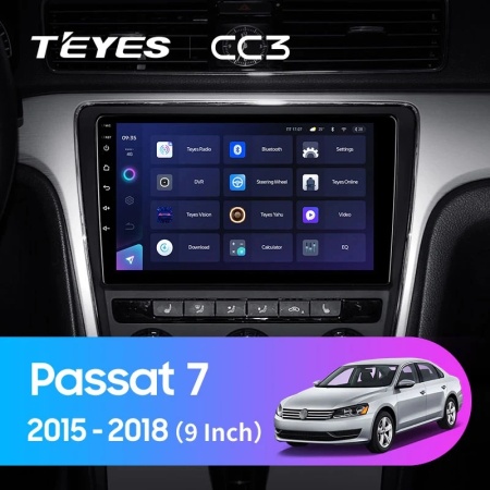 Navigatie Auto Teyes CC4 Volkswagen Passat B7 USA 2015-2018 8+128GB 10.36" QLED Octa-core 2.7Ghz, Android 4G Bluetooth 5.1 DSP - Img 2