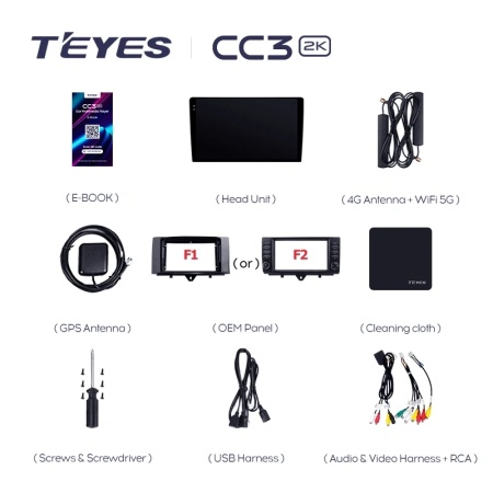 Navigatie Auto Teyes CC4L Smart Fortwo 2007-2014 6+64GB 9" QLED Qualcomm 2Ghz, Android 4G Bluetooth 5.1 DSP - Img 6