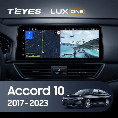 Navigatie Auto Teyes Lux One 360° Honda Accord 10 2018-2022 6+128GB 12.3" IPS Octa-core 2Ghz, Android 4G Bluetooth 5.1 DSP - Img 2