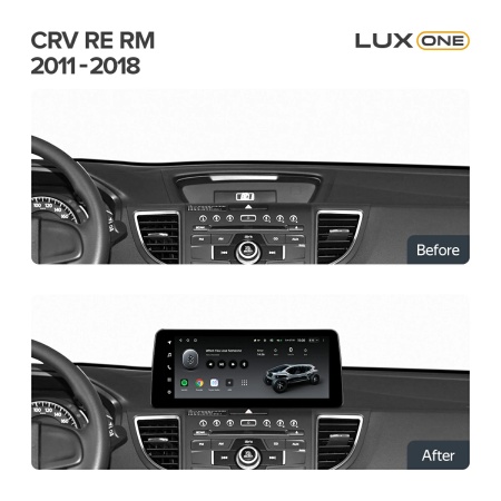 Navigatie Auto Teyes Lux One 360° Honda CR-V 4 2011-2016 6+128GB 12.3" IPS Octa-core 2Ghz, Android 4G Bluetooth 5.1 DSP - Img 3