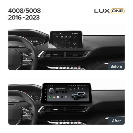 Navigatie Auto Teyes Lux One 360° Peugeot 5008 2017-2023 6+128GB 12.3" IPS Octa-core 2Ghz, Android 4G Bluetooth 5.1 DSP - Img 3