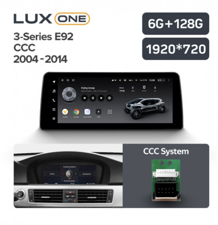 Navigatie auto Teyes Lux One BMW Seria 3 E92 2005-2013 CCC 6+128GB 12.3 IPS Octa-Core 2.0 GHz Android 4G DSP Bluetooth 5.1 - Img 3